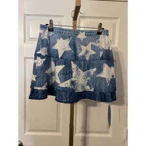 Lucky in Love, Lucky Denim Star Skort, Size Small, NWT